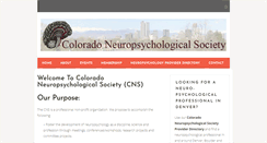 Desktop Screenshot of coloradoneuropsych.org